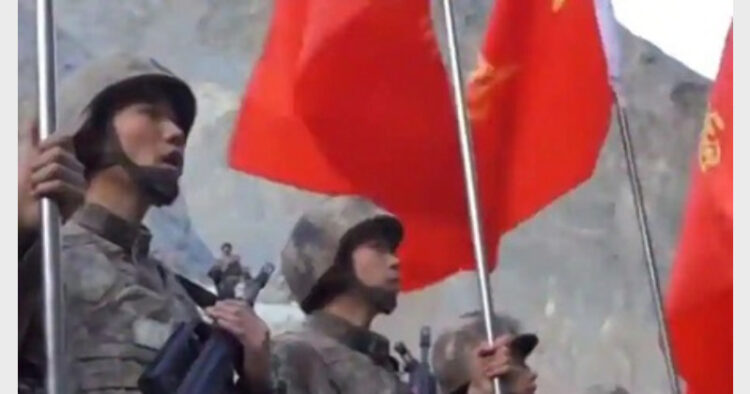 चीन के दुष्प्रचार वीडियो से लिया चित्र