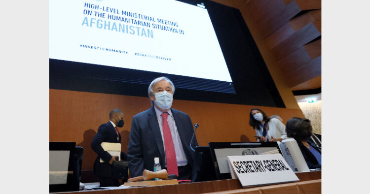 अफगानिस्तान पर जिनेवा सम्मेलन में महासचिव गुतारेस