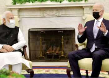 व्हाइट हाउस में प्रधानमंत्री नरेंद्र मोदी और राष्ट्रपति जो बाइडेन