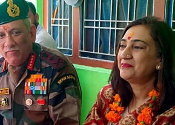 सीडीएस जनरल बिपिन रावत और मधुलिका रावत (फाइल फोटो)