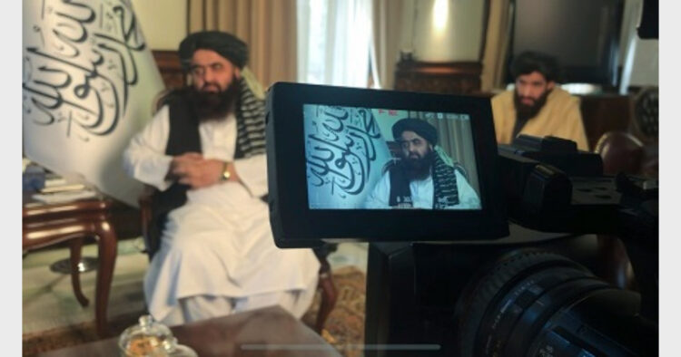 तालिबानी विदेश मंत्री अमीर खान मुत्तकी