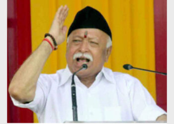 समारोह में विचार व्यक्त करते हुए श्री मोहनराव भागवत