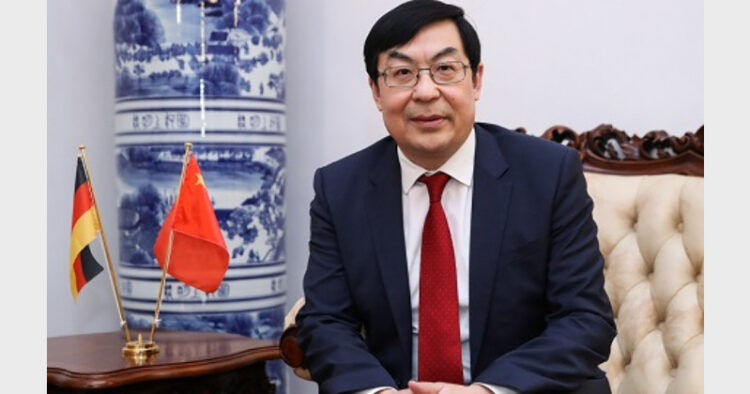 जर्मनी में चीन के दूतावास के वरिष्ठ राजनयिक वांग वीदोंग