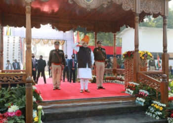 दिल्ली पुलिस के 75वें स्थापना दिवस समारोह में केन्द्रीय गृहमंत्री अमित शाह