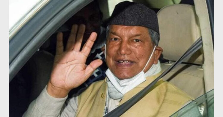 चित्र - पूर्व मुख्यमंत्री हरीश रावत