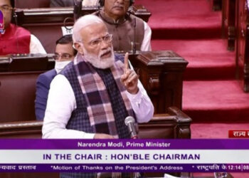राज्यसभा में राष्ट्रपति के अभिभाषण पर धन्यवाद प्रस्ताव पर जवाब देते पीएम मोदी