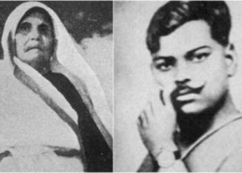 मां जगरानी देवी और चंद्रशेखर आजाद