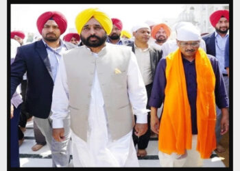 भगवंत मान और अरविंद केजरीवाल