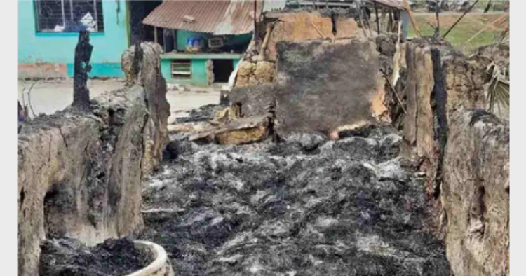 दो बच्चों और तीन महिलाओं समेत आठ लोगों को जिंदा जला दिया गया था