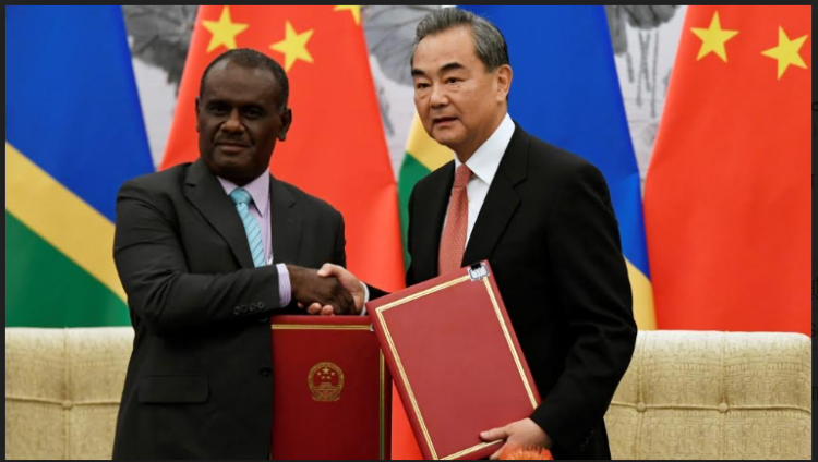सोलोमन द्वीप के साथ चीन का सुरक्षा समझौता