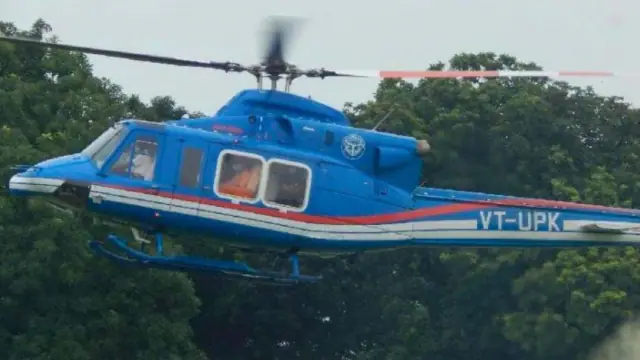 हेलिकॉप्टर की इमरजेंसी लैंडिंग