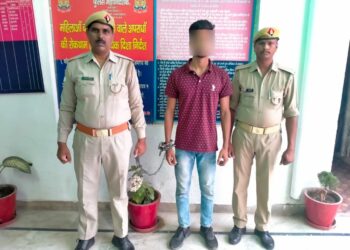 पुलिस गिरफ्त में आरोपी