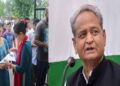 BJP Target on rajasthan ashok gehlot government for reet exam hijab entry