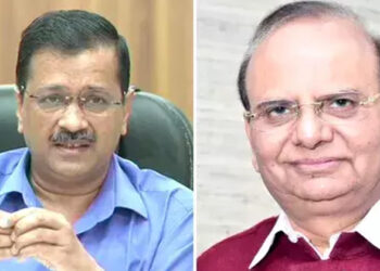 अरविंद केजरीवाल और उपराज्यपाल वीके सक्सेना