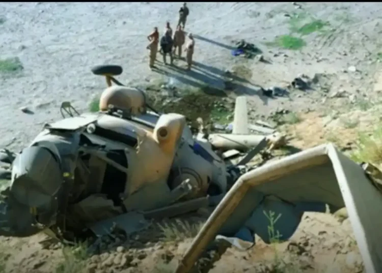 पाकिस्तानी सेना का 'क्रैश' हुआ हेलिकॉप्टर