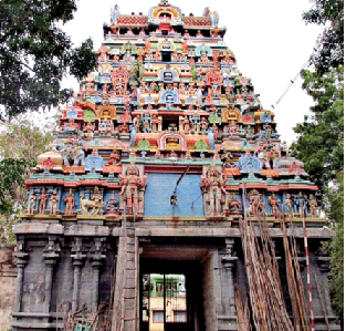 तिरुचेंदुरई गांव में प्राचीन मानेदियावल्ली समीता चंद्रशेखर स्वामी मंदिर, जिसे वक्फ बोर्ड ने ‘अपनी संपत्ति’ घोषित कर दिया है