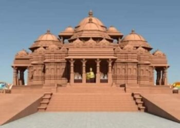 अमदाबाद में बसाए गए 'प्रमुख स्वामी महाराज नगर' की एक झलक