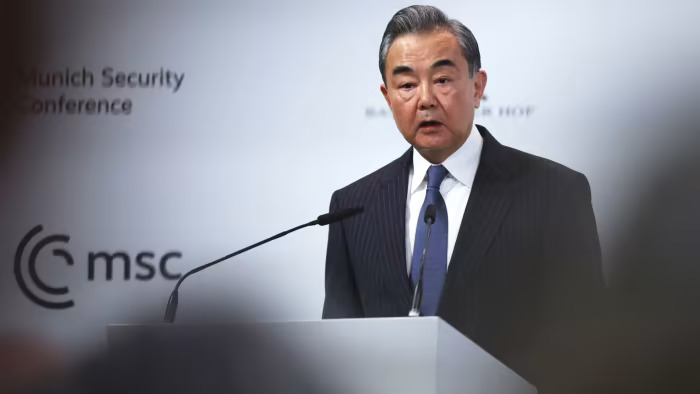 म्यूनिख सुरक्षा सम्मेलन में चीन के वरिष्ठ कूटनीतिज्ञ और राजनेता वांग यी