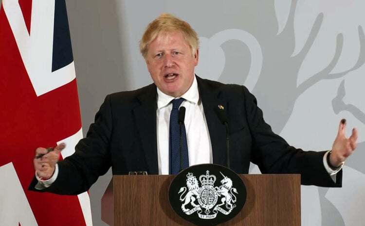 बोरिस जॉनसन, ब्रिटेन के पूर्व प्रधानमंत्री (फाइल फोटो)