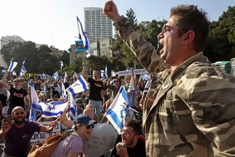 इस्राएल में सरकार विरोधी प्रदर्शन