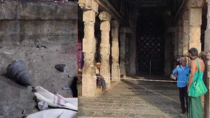 तिरुप्पूर के सुप्रसिद्ध अविनाशीलिंगेश्वर मंदिर में तोड़फोड़