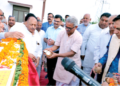 छात्रावास का शिलान्यास करते डॉ. कृष्णगोपाल