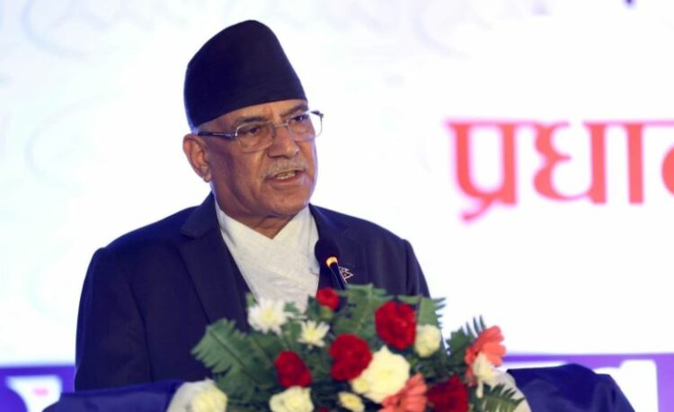 नेपाल के प्रधानमंत्री पुष्पकमल दहल प्रचंड