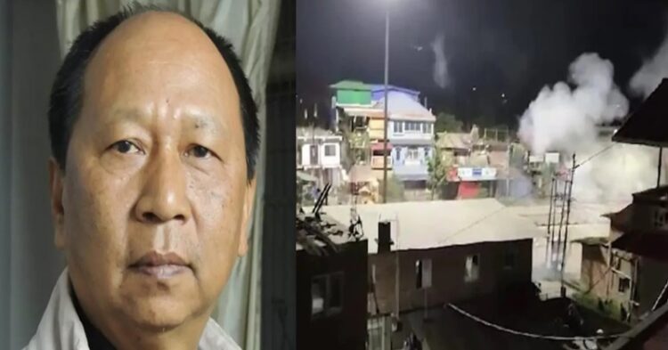 Manipur violence, Y Khemchand, gernade blast