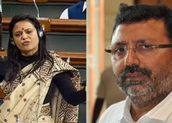 bjp mp nishikant dubey alleges mahua moitra