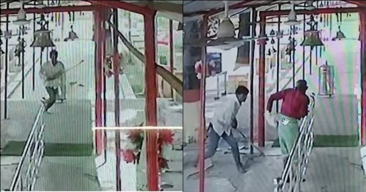 Muslim man attacks on devotees in unnao temple