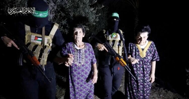 Terrorist organization releases two Israeli woman hostage amid war
