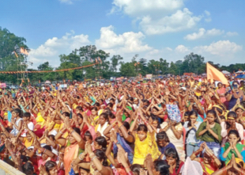 रांची की शौर्य सभा में उपस्थित लोग