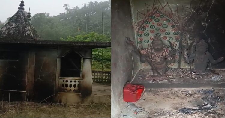 200 years old hindu temple vandalised in assam