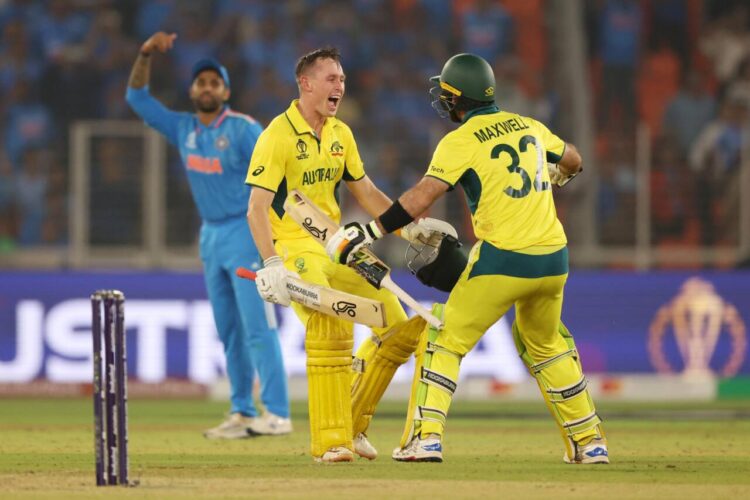 क्रिकेट विश्वकप में ऑस्ट्रेलिया ने भारत को छह विकेट से हराया