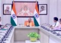 Chief Minister Yogi Adityanath meeting with officials