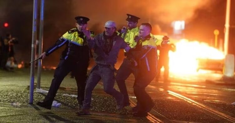 Ireland Riots erupts after Knife attack