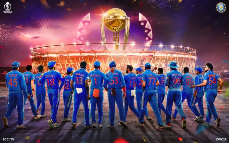 क्रिकेट विश्वकप में भारतीय टीम शानदार प्रदर्शन कर रही है। (फोटो- साभार -BCCI )