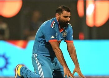 Mohammad Shami on Sahda at ground