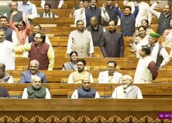 Parliament winter session slogan raised Bar bar modi sarkar