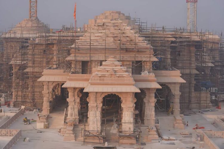 अयोध्या में निर्माणाधीन मंदिर