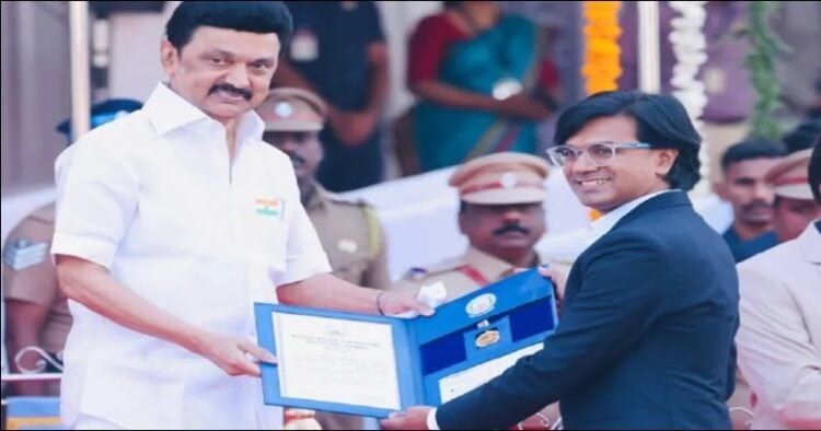 Tamilnadu government Awarded mohammad Zubair