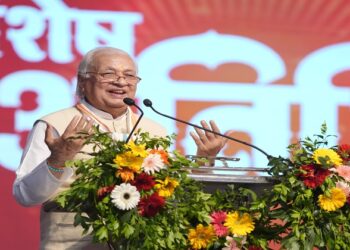 Governor Arif Mohammad Khan at Geeta Bhakti Amrit Mahotsav