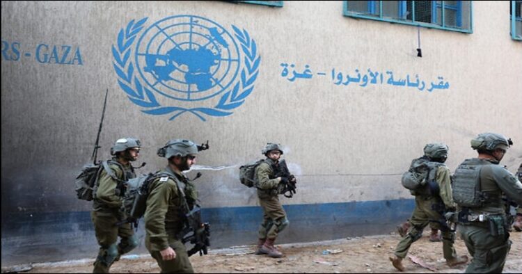 Israel Hamas War tunnel under UNRWA