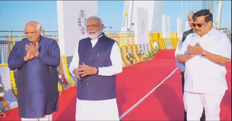 PM Modi inaugurate sudarshan setu