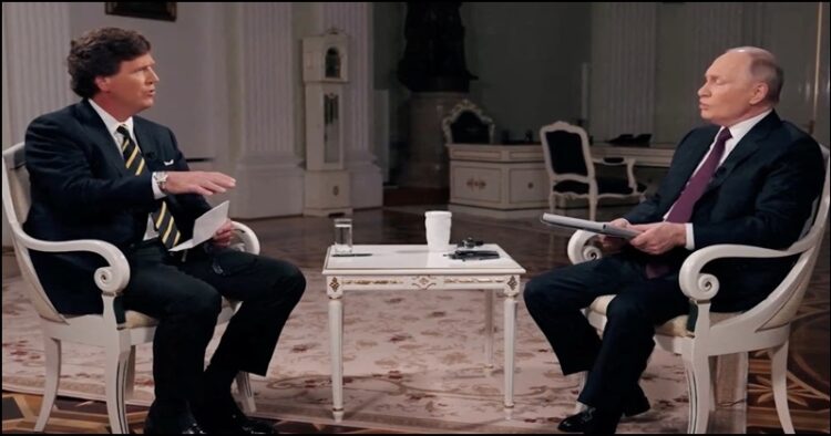 Russian President Vladimir Putin Interview with tucker carlson
