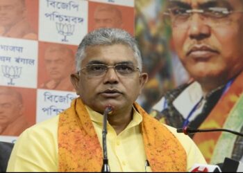 Dilip ghosh attacks on TMC in case of sandeshkhali