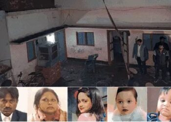 लखनऊ के काकोरी इलाके में आग लगने से पांच लोगों की मौत