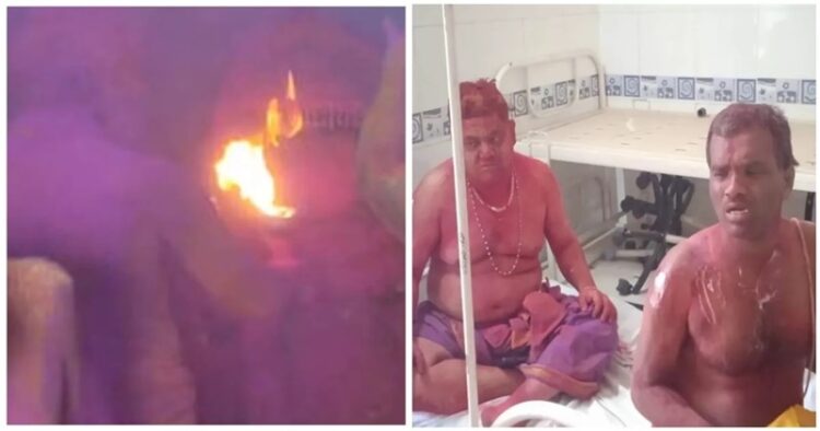 Ujjain Mahakal Temple catches Fire