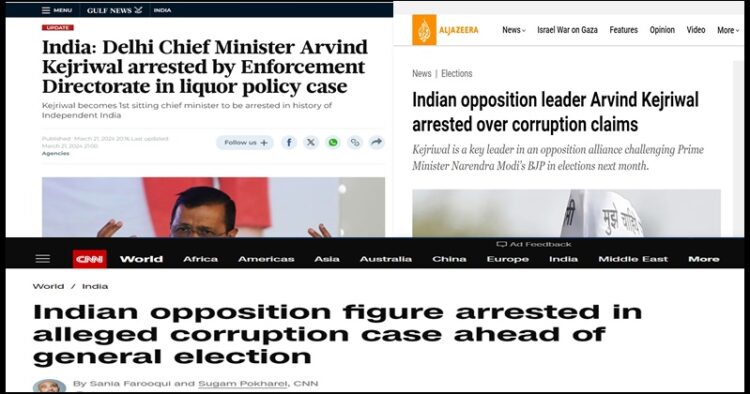 Western Media on Kejriwal Arrest