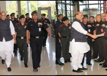 Army commander conclave delhi Defense Minister Rajnath Singh